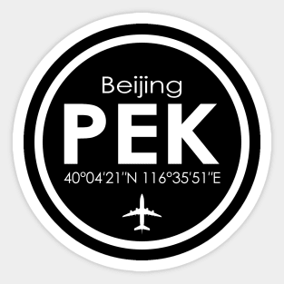 PEK, Beijing Capital International Airport Sticker